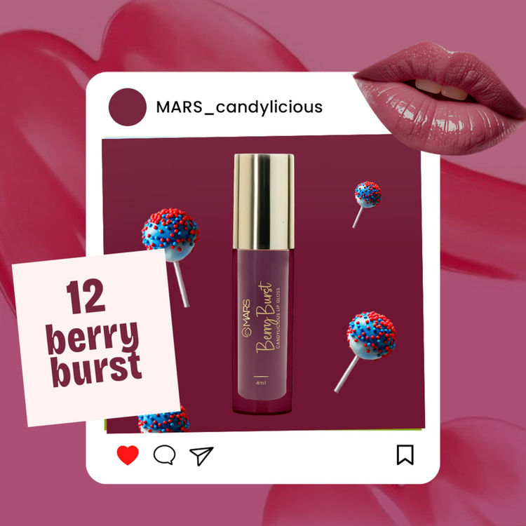MARS Candylicious Lip Gloss (12-BERRY BURST)