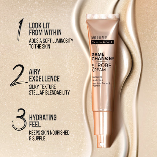 Swiss Beauty Select Game Changer Strobe Cream (Gold Sheen)