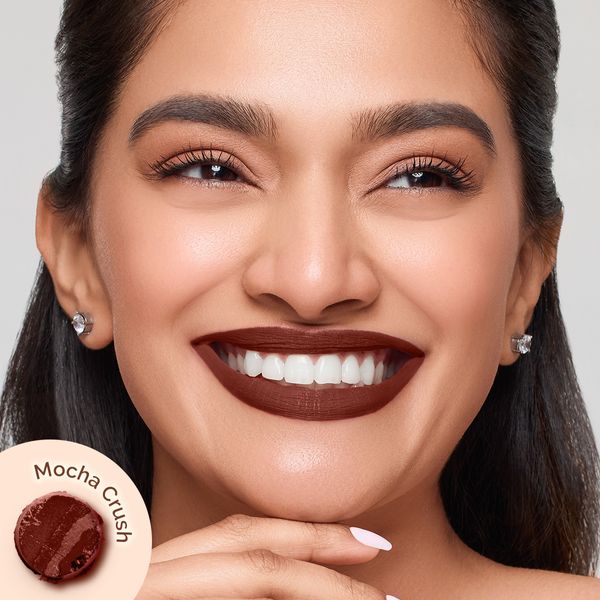 Mamaearth Moisture Matte Longstay Lipstick with Avocado Oil & Vitamin E (Mocha Crush)