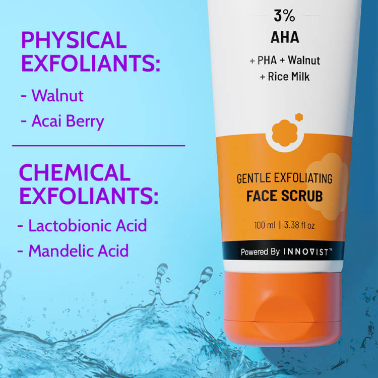 Chemist at Play 3% AHA Gentle Exfoliating Face Scrub For Dead Skin & Blackheads (100ml)