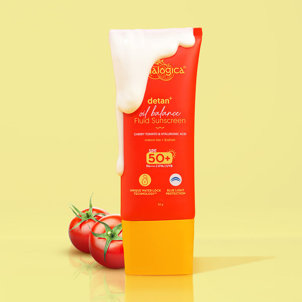 Aqualogica Detan+ Oil Balance Fluid Sunscreen for Oily Skin - 50g