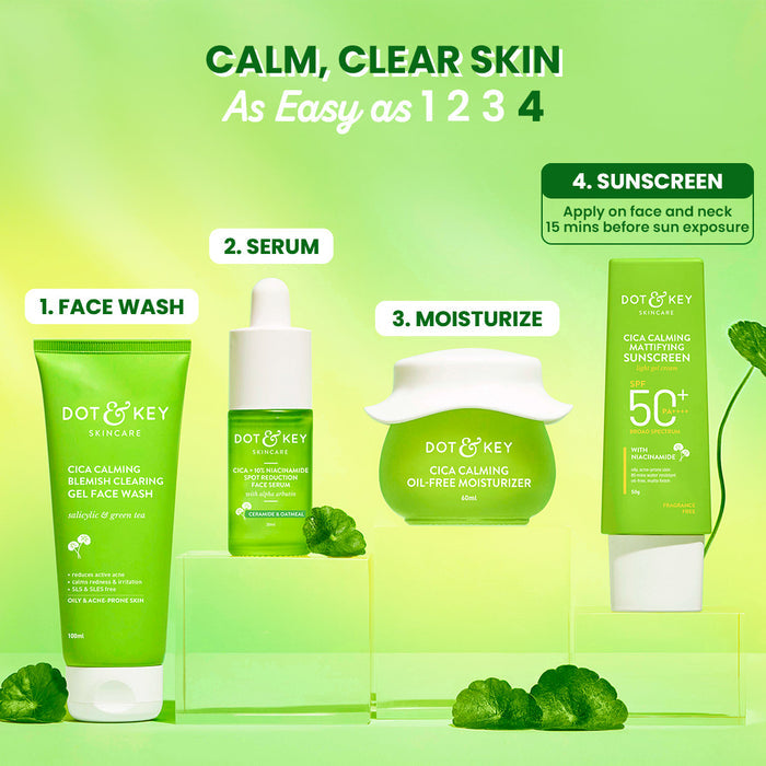 Dot & Key Cica + Niacinamide Matte Sunscreen SPF 50+ PA++++(50g)