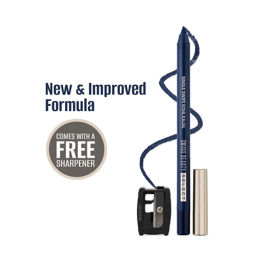 Swiss Beauty Select Single Swipe Kohl Kajal / 02 Topaz Blue