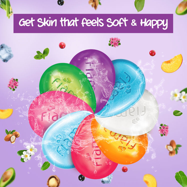 Fiama Gel Bar Mega Celebration Pack, Variety Pack, Safe On Skin - Pack of 8
(1 kg)