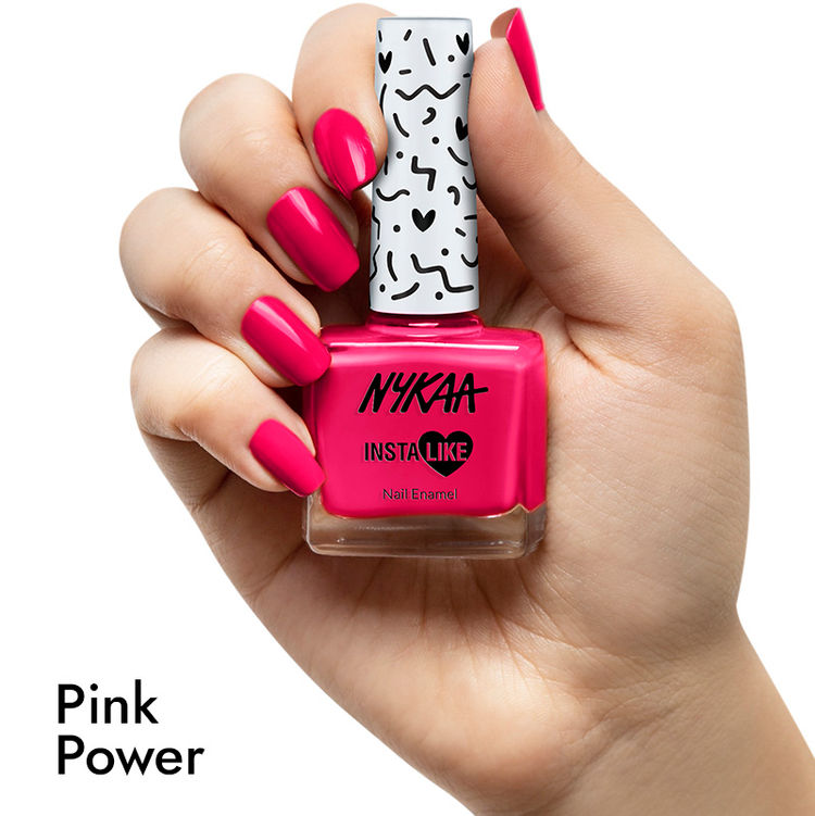 Nykaa InstaLike Long Lasting Nail Enamel - Pink Power 483
(9ml)