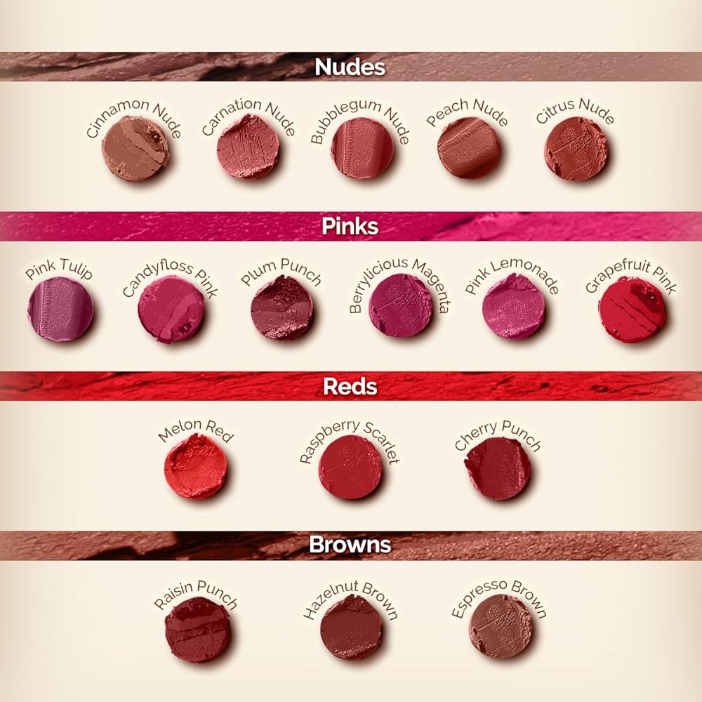 Mamaearth Moisture Matte Longstay Lipstick with Avocado Oil & Vitamin E (raisin punch)