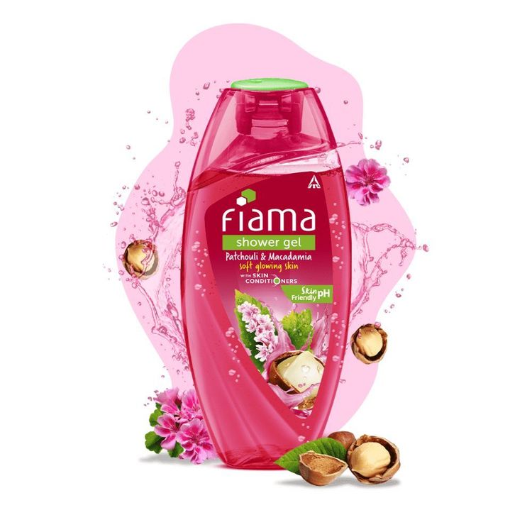 Fiama Shower Gel Patchouli & Macadamia, Body Wash for Hydrating & Soft Glowing Skin
(250ml)