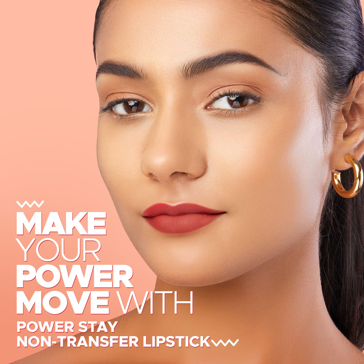 Hilary Rhoda Power Stay Non Transfer Lipstick (Hazelnut 08)