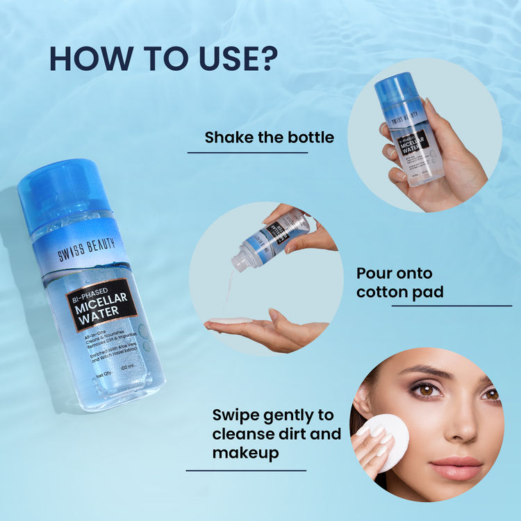 Swiss BeautyBi-Phased Micellar Cleansing Water (100ml)