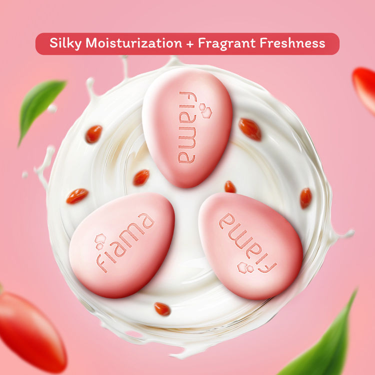 Fiama Japanese Hokkaido Milk & Goji Berry Moisturizing Soap Bars - Pack of 3
(375g)