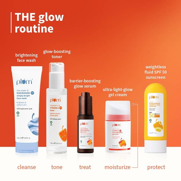 Plum 1% Vitamin C Ultra-Light-Glow Boosting Gel Cream (50ml)