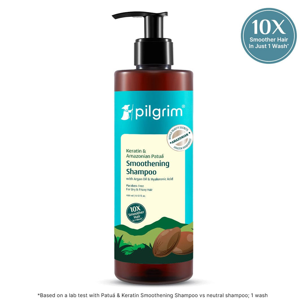 Pilgrim Patuá & Keratin Smoothening Shampoo (400ml) 
Discover 10X Keratin-Smooth Hair