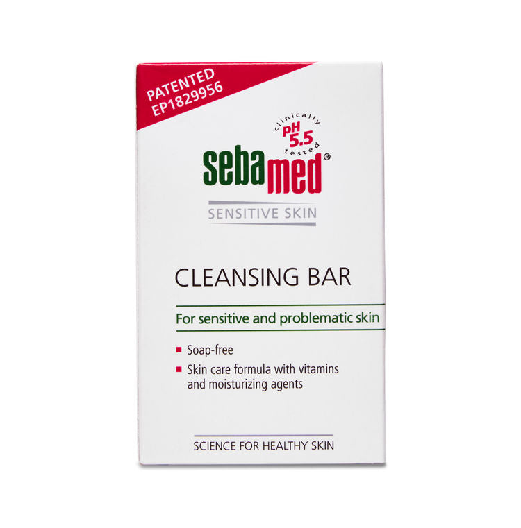 Sebamed Cleansing Bar, pH5.5, Gentle, Non Drying
(100g)