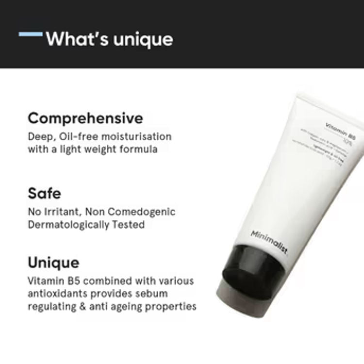 Minimalist Vitamin B5 10% Moisturizer
(100g)