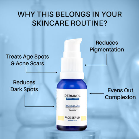 DERMDOC 2% Kojic Acid Face Serum (15 ml)
