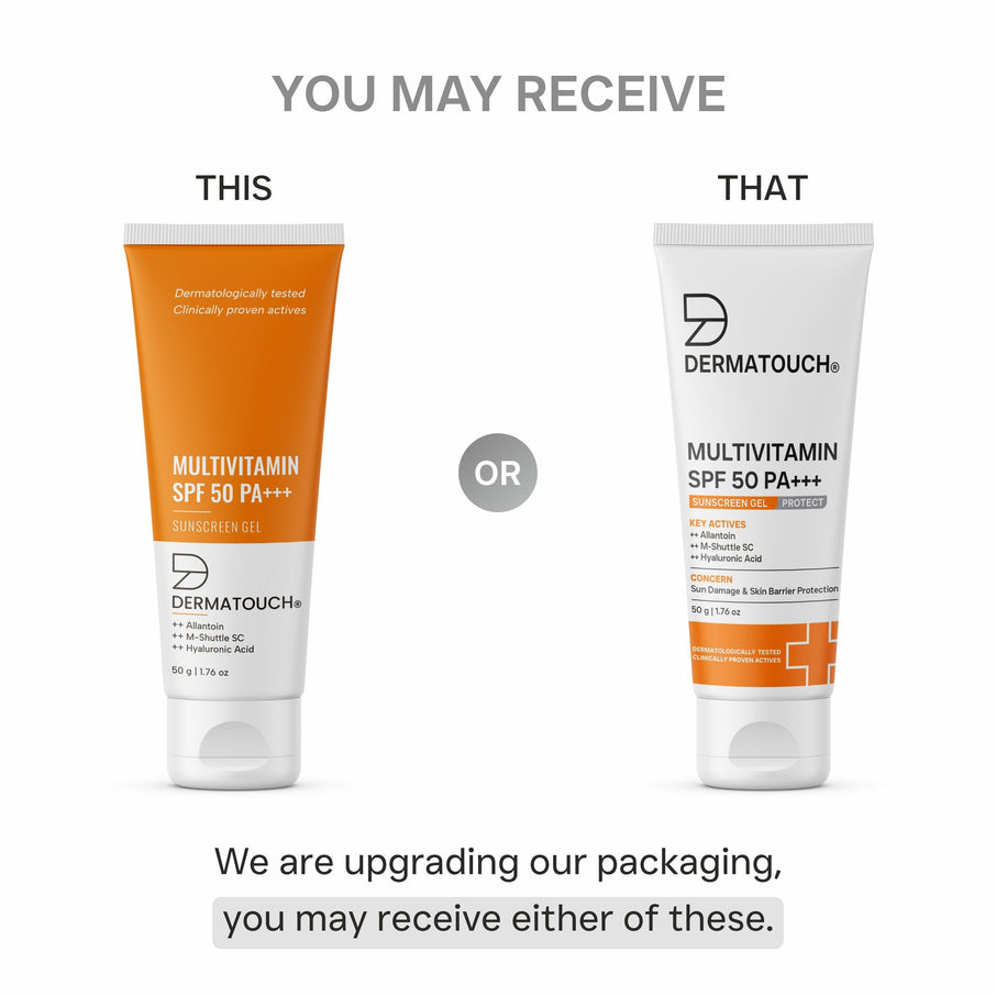 Dermatouch Multivitamin SPF 50 PA+++ Sunscreen Gel-50g