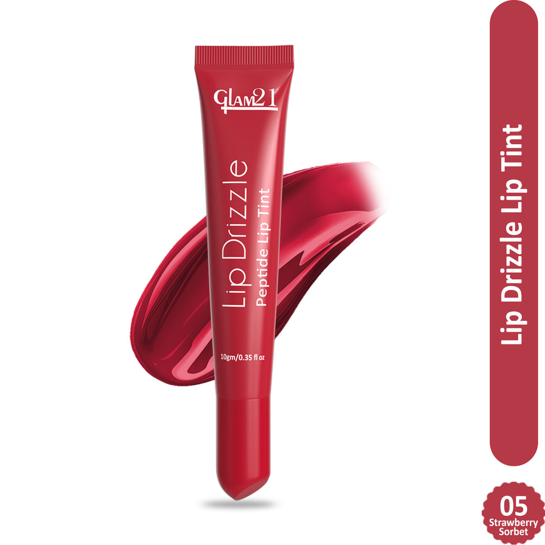 Glam21 Lip Drizzle Peptide Lip Tint (05 Strawberry Sorbet)