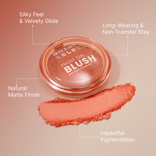 Swiss Beauty Select High on Blush (01 Burnt Rose)