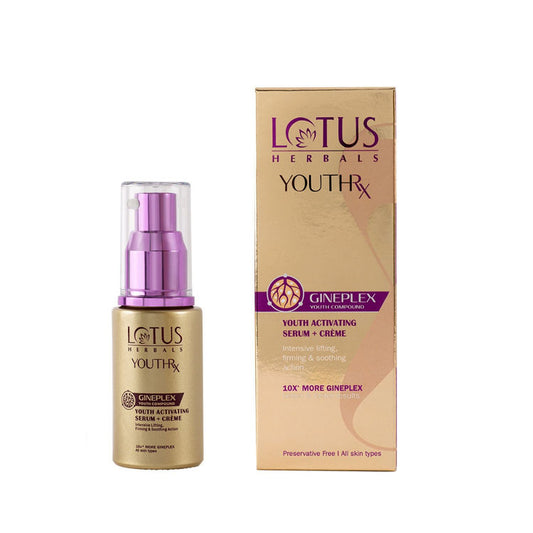 Lotus Herbals YouthRx GinePlex Youth Activating Serum + Creme
(30ml)