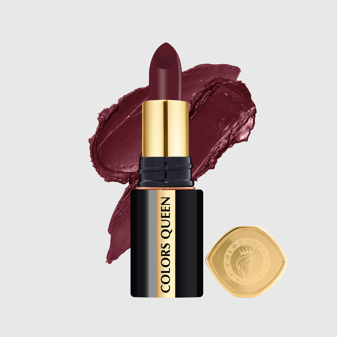 Colors Queen Luxury Matte Non-Transfer Lipstick Waterproof & Bold (13 Wild Mehroon)