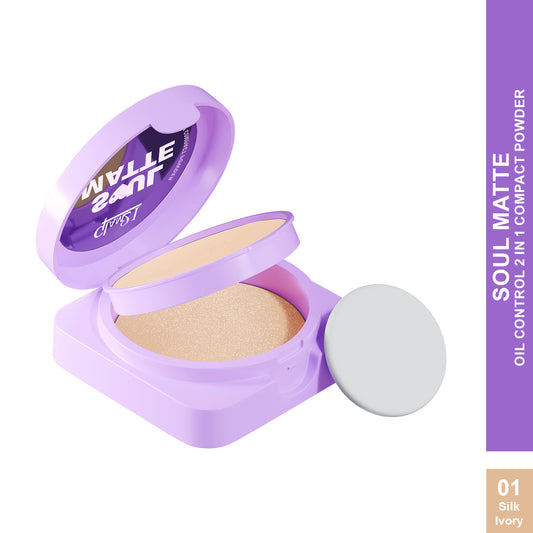 Glam21 Soul Matte Compact (01Silk Ivory)
