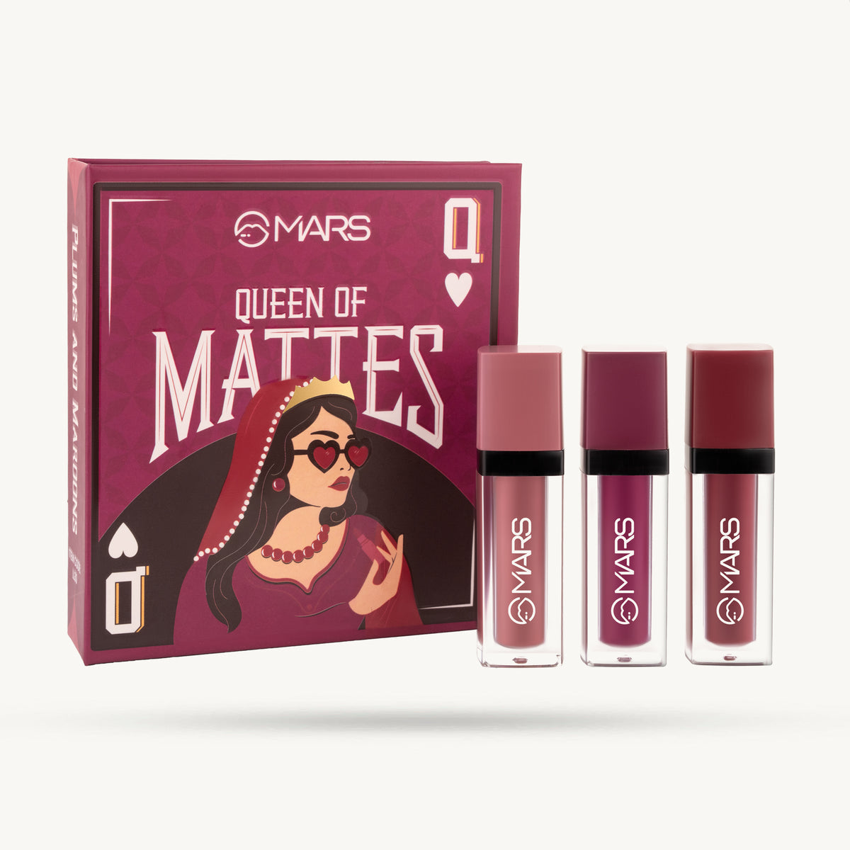 Mars Queen of Mattes | Liquid Lipsticks (Plums and Maroons)