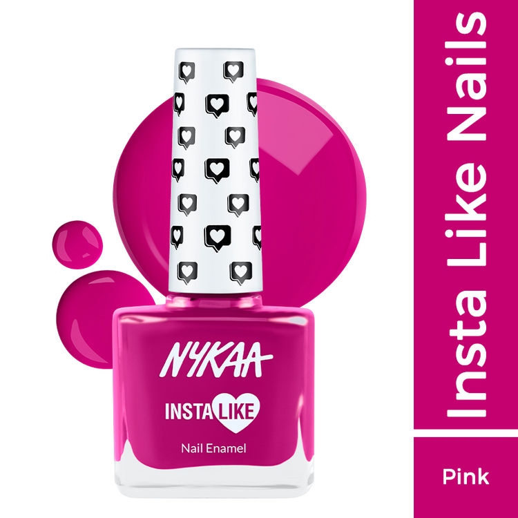 Nykaa InstaLike Long Lasting Nail Enamel - Pink Party 363
(9ml)