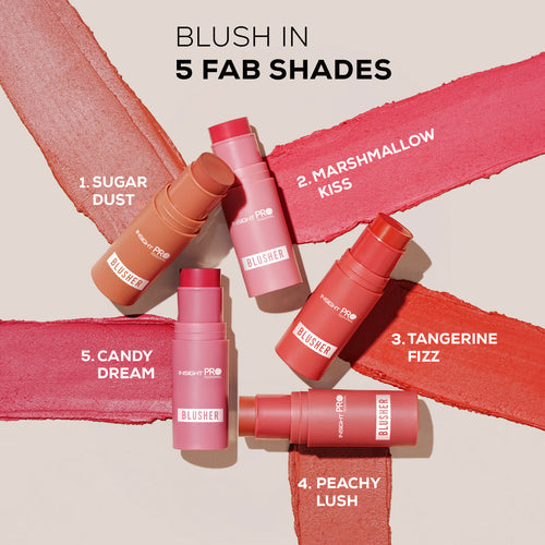 Insight professional Blusher  (01 Peachy Lush)