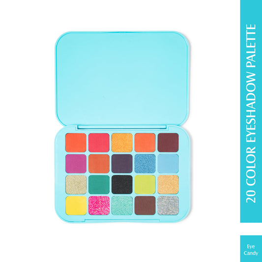 Glam21 20 Color Eyeshadow Palette Combination of Mattes and Shimmers (02Eye Candy)