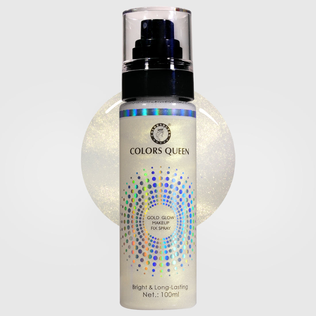 Colors Queen Gold Glow Makeup Fixer Spray  01 Gold Glow