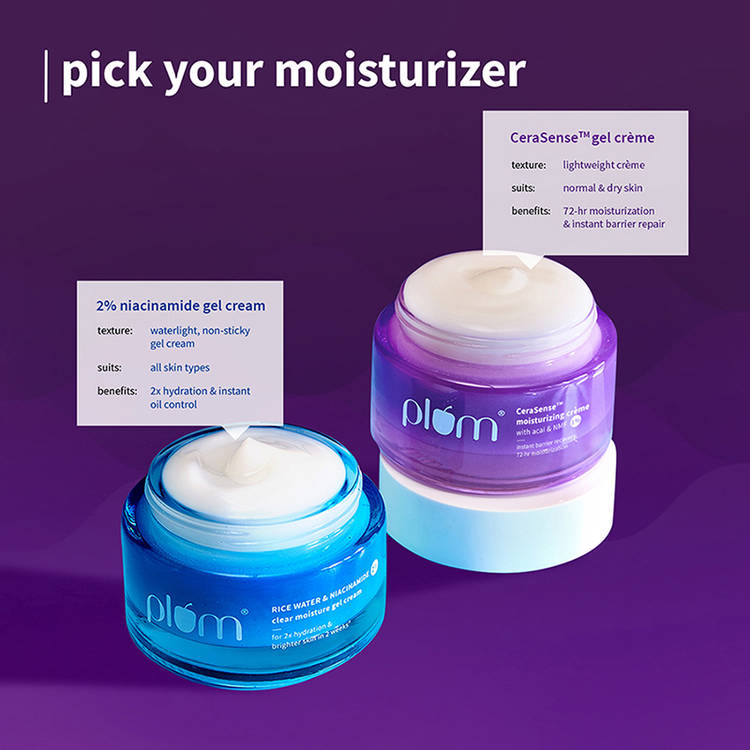 Plum Cerasense Barrier Repair Face Moisturizer With Ceramides & Peptides For Dry, Sensitive Skin (50g)