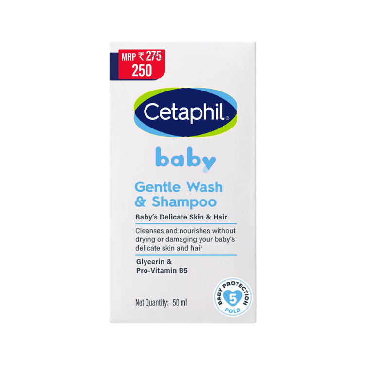 Cetaphil Baby Gentle Wash & Shampoo
(50ml)