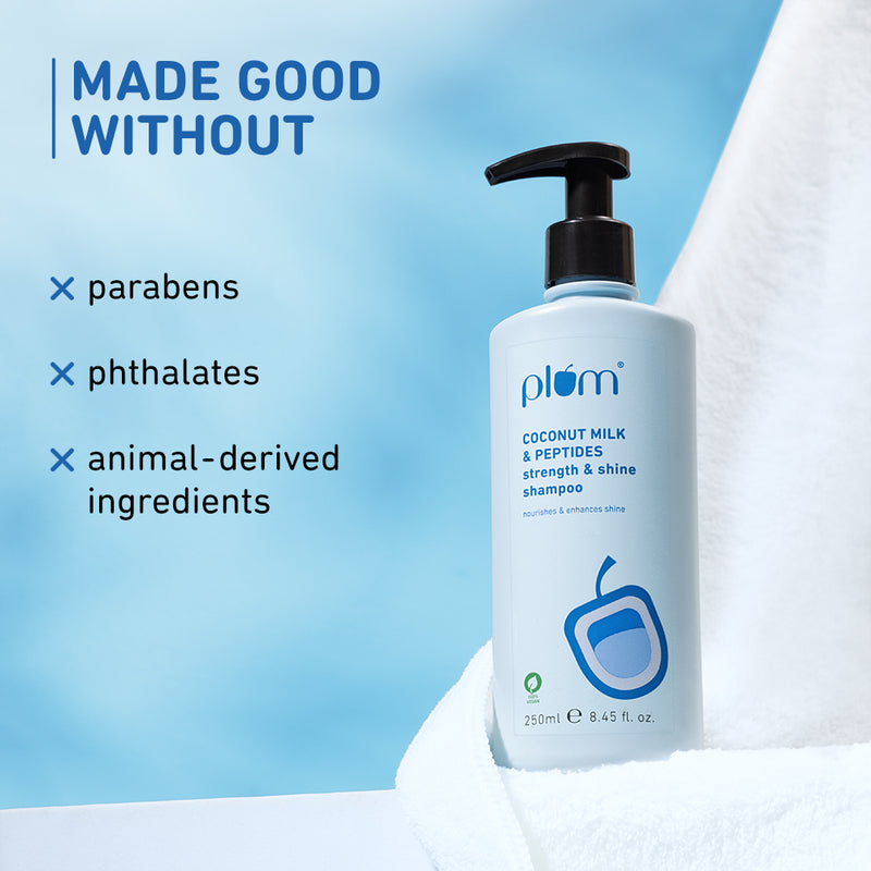 Plum Coconut Milk & Peptides Shampoo (250ml)