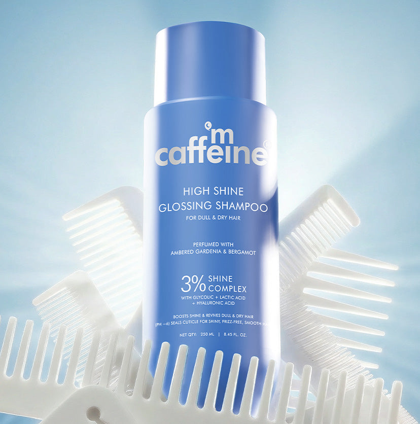 Mcaffeine High Shine Glossy Hair Shampoo 3% Shine Complex