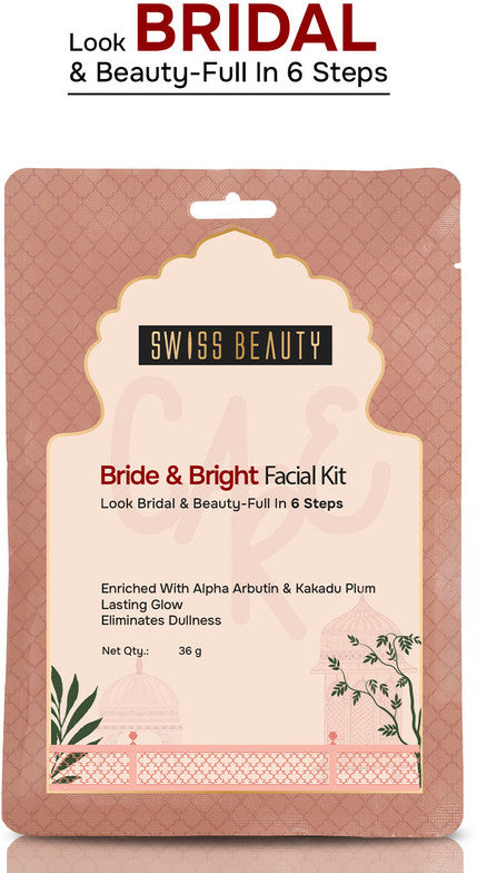 Swiss Beauty Bride & Bright Facial Kit (Pack of 6)
