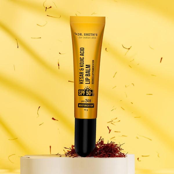 Dr. Sheth's Kesar & Kojic Acid Lip Balm - 10g