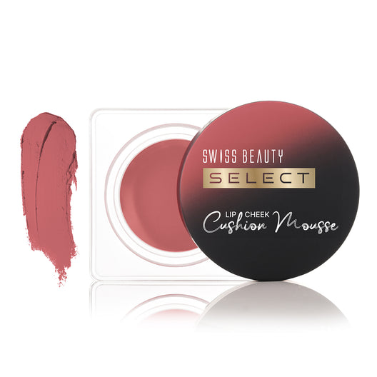 Swiss Beauty Select Lip And Cheek Cushion Mousse (04 Vogue Rose)