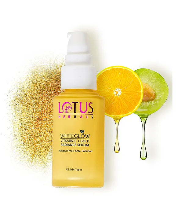 Lotus Herbals Whiteglow Vitamin c+ Gold Radiance Face Serum / 15ml