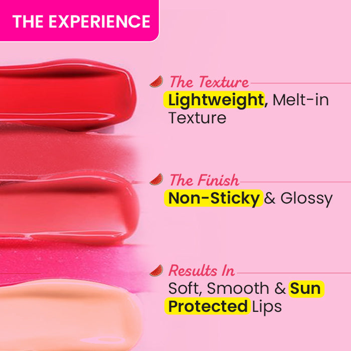 Dot & Key Vitamin C + E Brightening Lip Balm with SPF 50+ (03Watermelon Cool Medium Tinted)