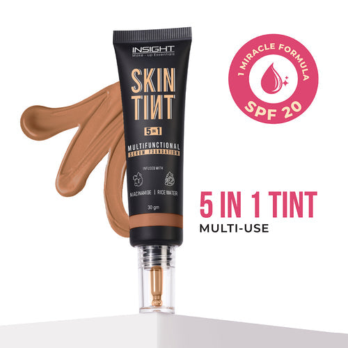 Insight Cosmetics Skin Tint 5 In 1 Multifunctional Serum Foundation (07 Filter Coffee)