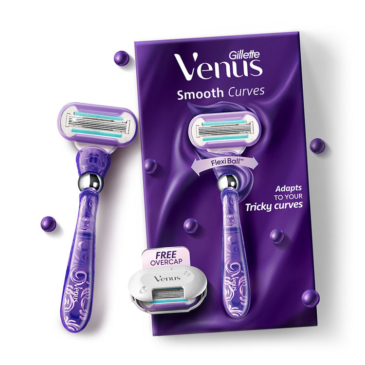 Gillette Venus Smooth Curves | Swirl | Hair Removal Razor for Women, 1 Razor
(1 Pc)