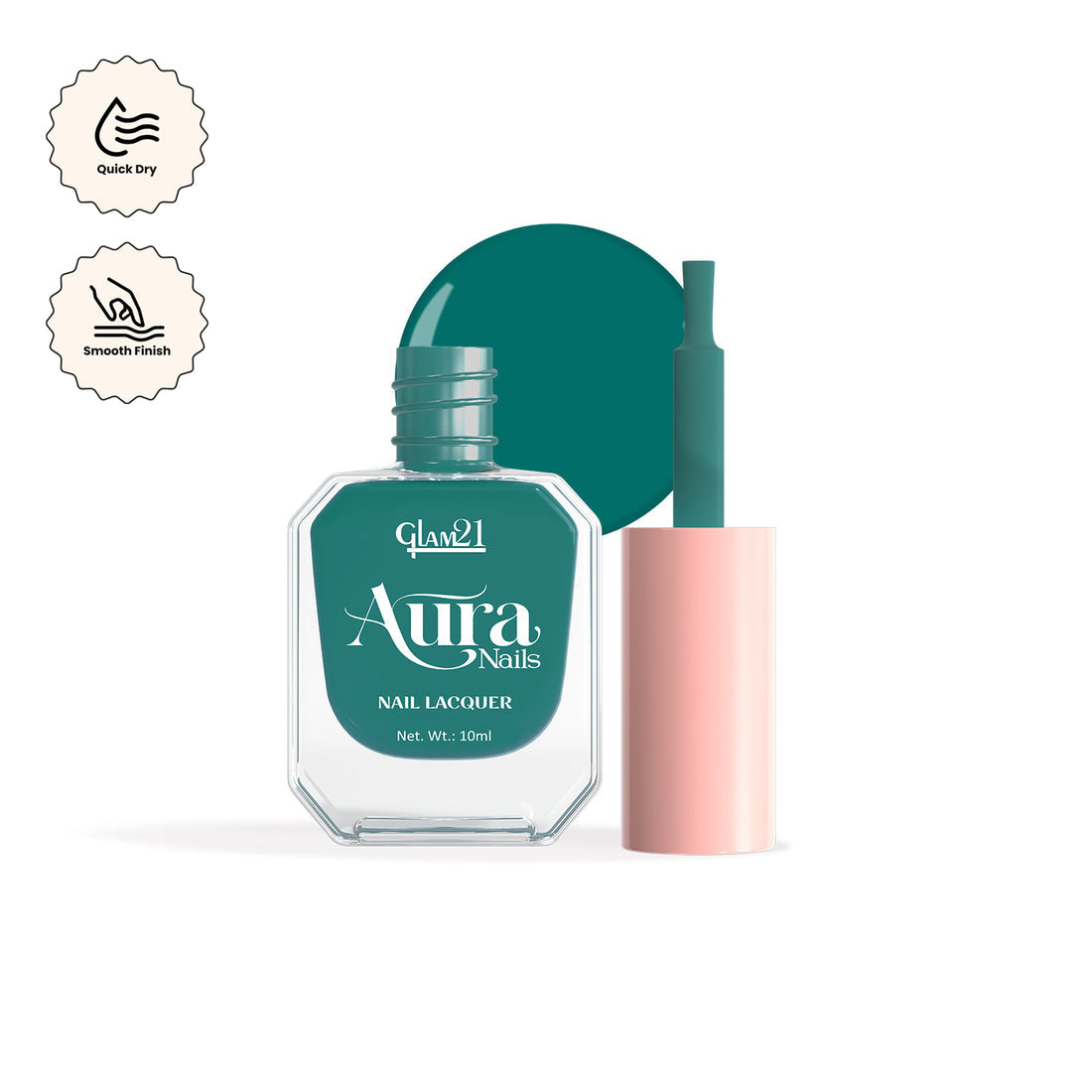 Glam21 Aura - Nail Lacquer (10Touch of Blue)