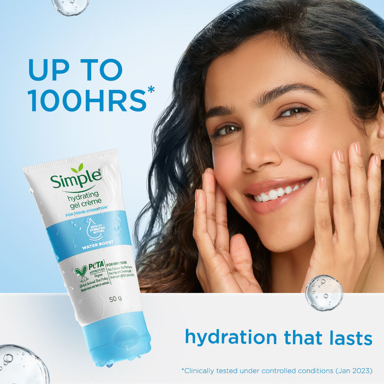 SimpleWater Boost Hydrating Gel Creme 100 HR Hydration (50 g)