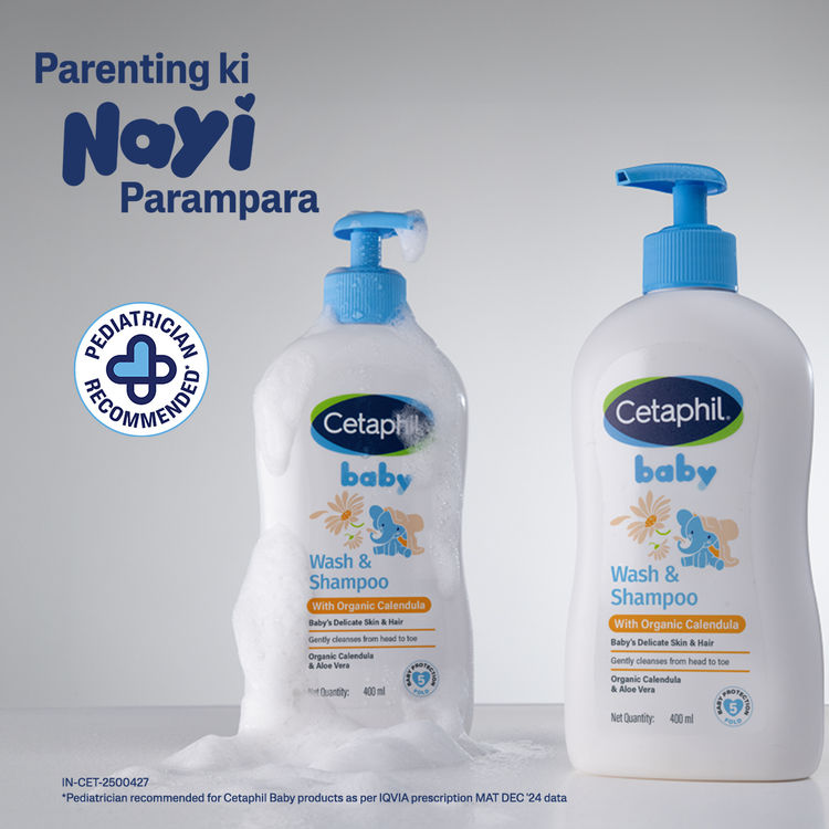 Cetaphil Baby Wash & Shampoo with Organic Calendula (400ml)