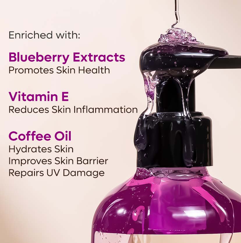 Mcaffeine Blueberry Blast Body Wash - 300 ml