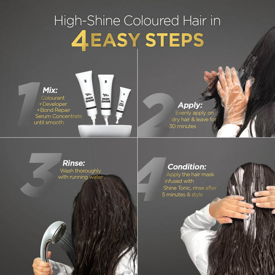 BBLUNT High Shine Conditioning Hair Colour - Coffee Natural Brown (Shade 4.31)