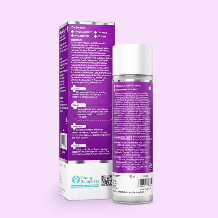 The Derma Co 2% Salicylic BHA Hydrating Toner - 150ml