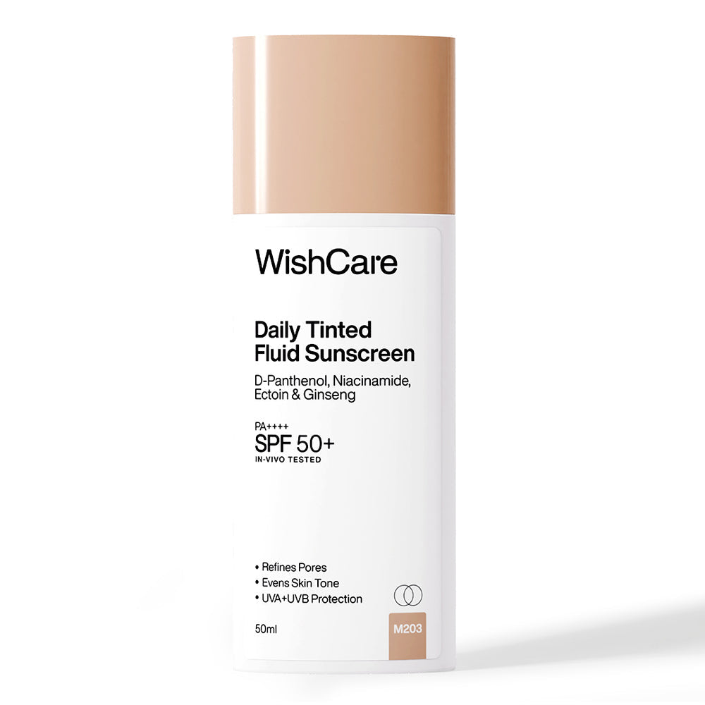 Wishcare Daily Tinted Fluid Sunscreen (M203)