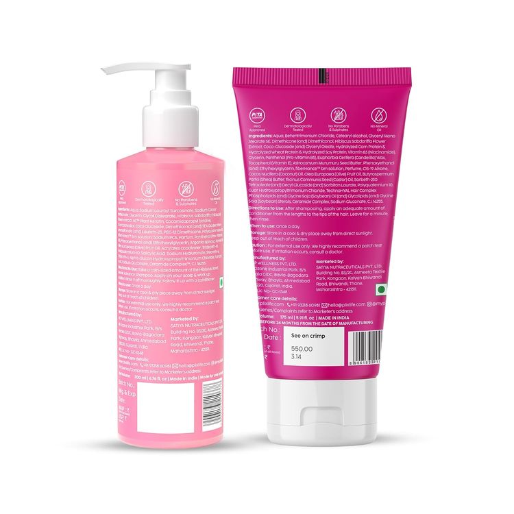 Plix Hibiscus Bond Repair Advanced Shampoo + Conditioner
(375ml)