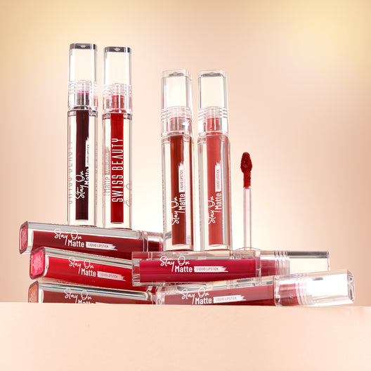 Swiss Beauty Stay On Matte Liquid Lipstick 17(Modest red)